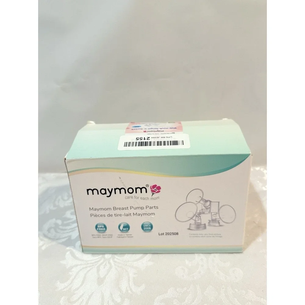 Maymom 19 mm Wide-Mouth 2‑Pack Pump Flanges and Duckbill Valve All Model SpeCtra